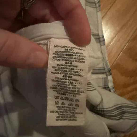 Free People Ivory and Charcoal Checkered Dress - Picture 8 of 8